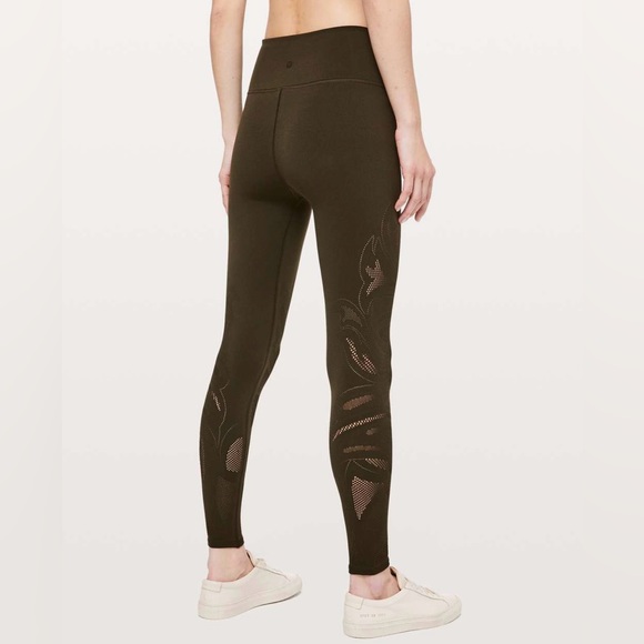 Lululemon Reveal Tight *En Avante in Dark Olive - Picture 2 of 10